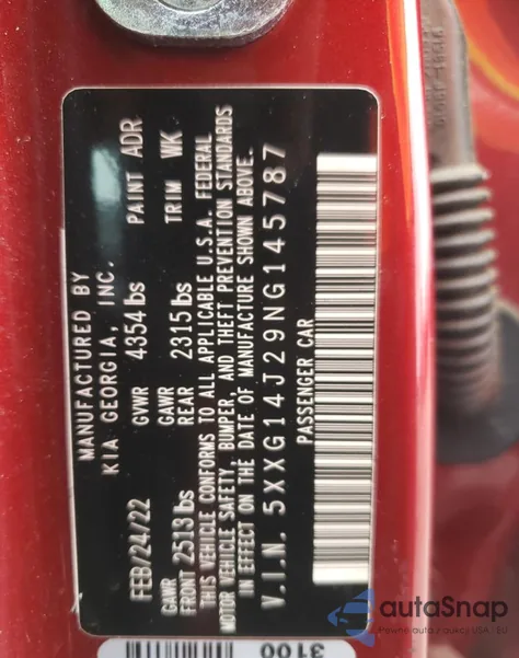 5XXG14J29NG145787